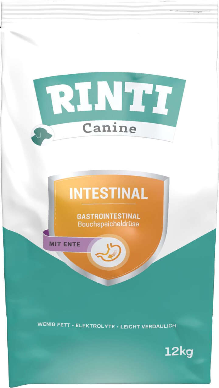 RINTI Hunde-Trockenfutter Canine Gastrointestinal mit Ente